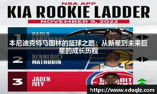 本尼迪克特马图林的篮球之路：从新星到未来巨星的成长历程